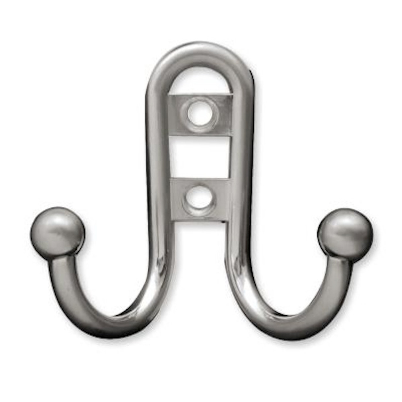 Liberty B46115Z-SN Satin Nickel Double Coat, Hat, Robe Hook w/ Ball End