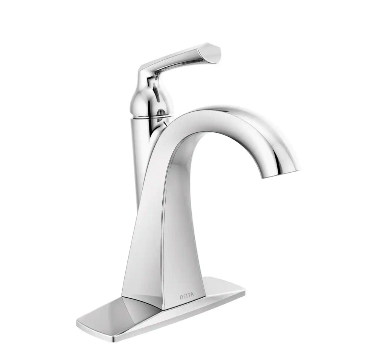 Delta 15899LF Chrome Pierce 1-Handle Single Hole 4" Centerset Bath Faucet