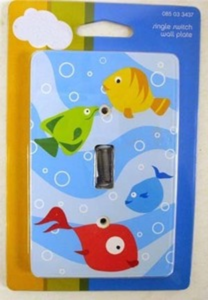 085-03-3437 Sea Splash Single Switch Cover Plate