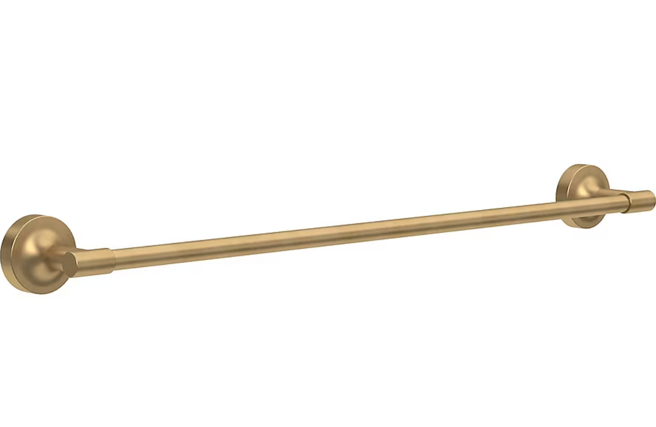 Franklin Brass VOI24-BB Voisin 24" Bath Towel Bar Satin Gold Finish