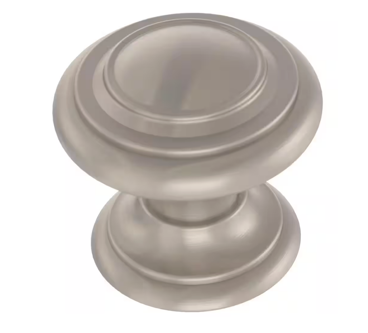 Liberty P44435K-NIC 1 1/8" Simple Double Ring Cabinet Drawer Knob Nickel Finish 30 Pack