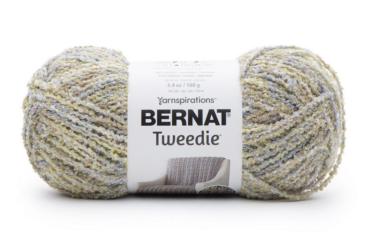 Bernat Tweedie Summer Rain Acrylic Cotton Blend Knitting & Crochet Yarn