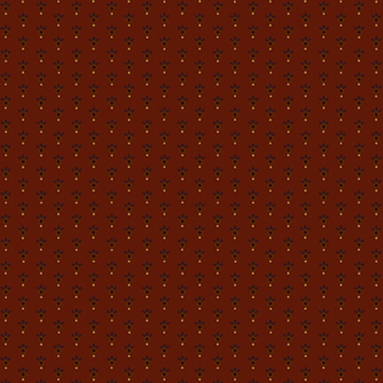 Henry Glass Chocolate Covered Cherries Ditsy Geometric Cherry Cotton Fabric By Yard