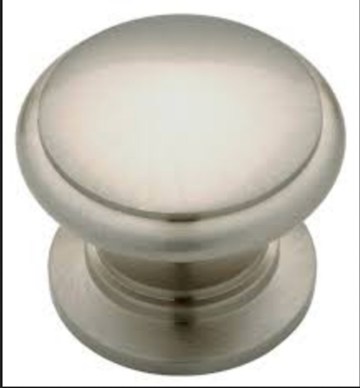 Liberty P61603-SN Round Wide Base 1 1/4" Cabinet Drawer Knob Satin Nickel