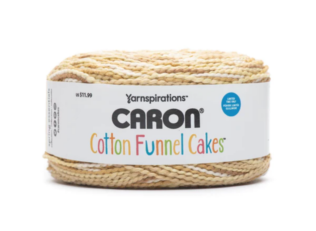Caron Cotton Funnel Cakes Golden Rays Knitting & Crochet Yarn