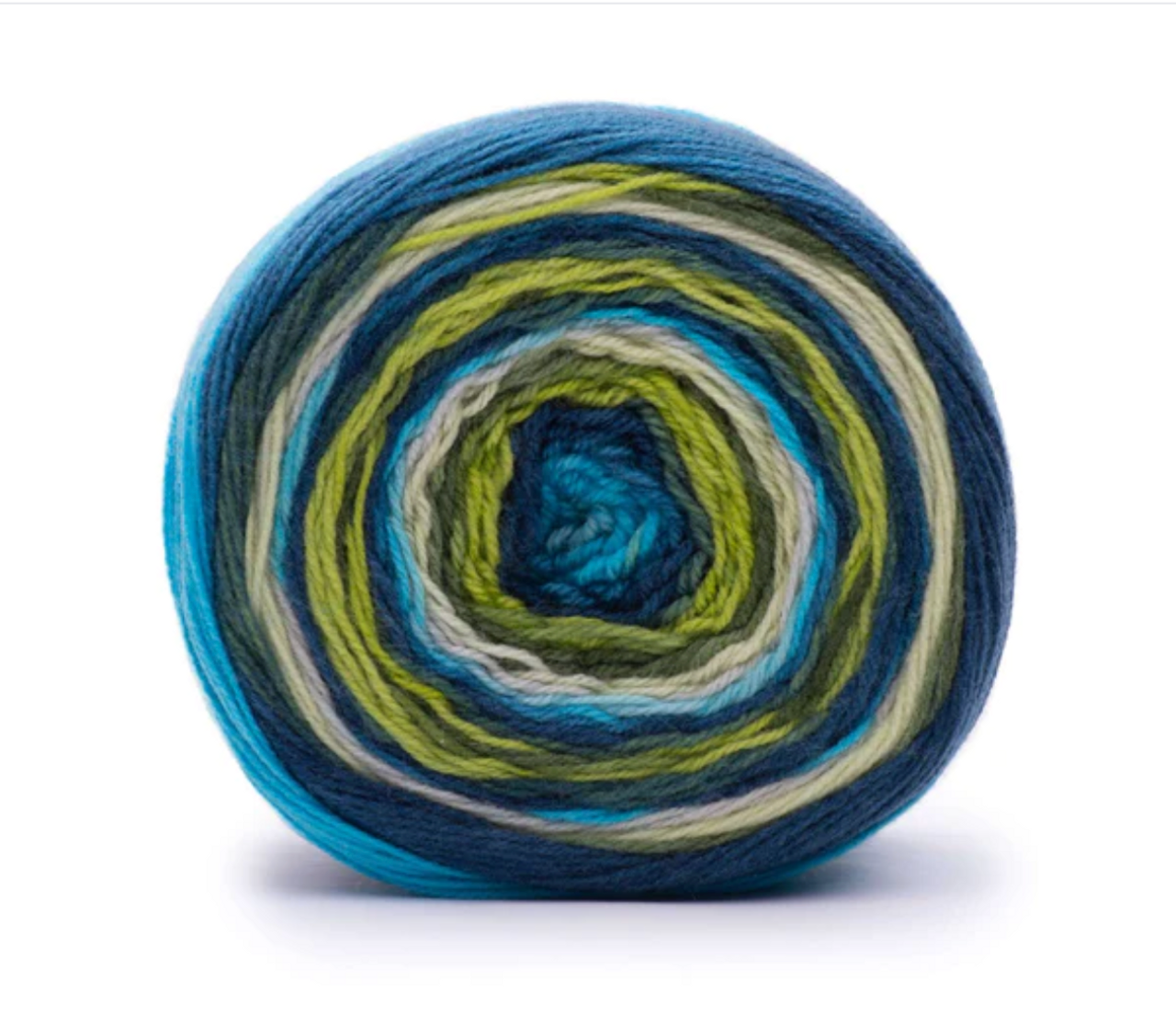 Caron Skinny Cakes Lime Twist Acrylic Knitting & Crochet Yarn