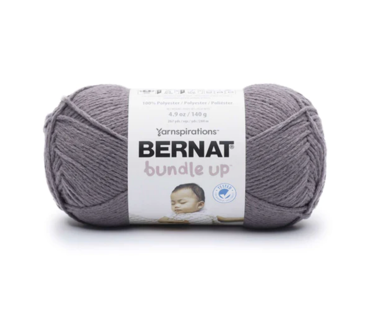 Bernat Bundle Up Small Ball 4.9 oz Nighttime Knitting & Crochet Yarn