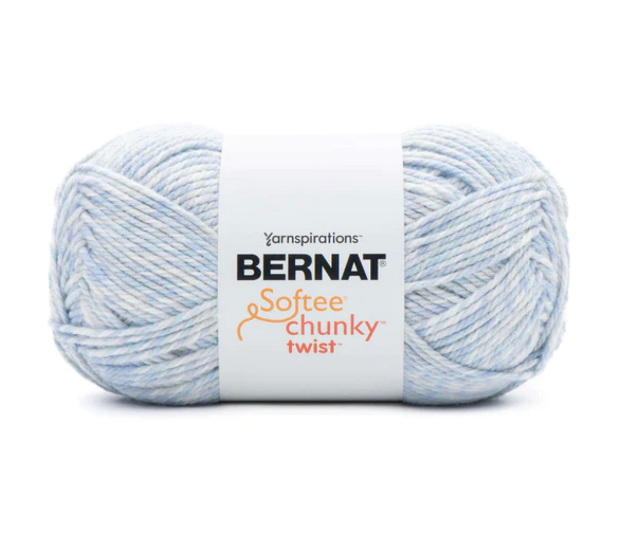 Bernat Softee Chunky Twist Coastal Blue 80g Acrylic Knitting & Crochet Yarn