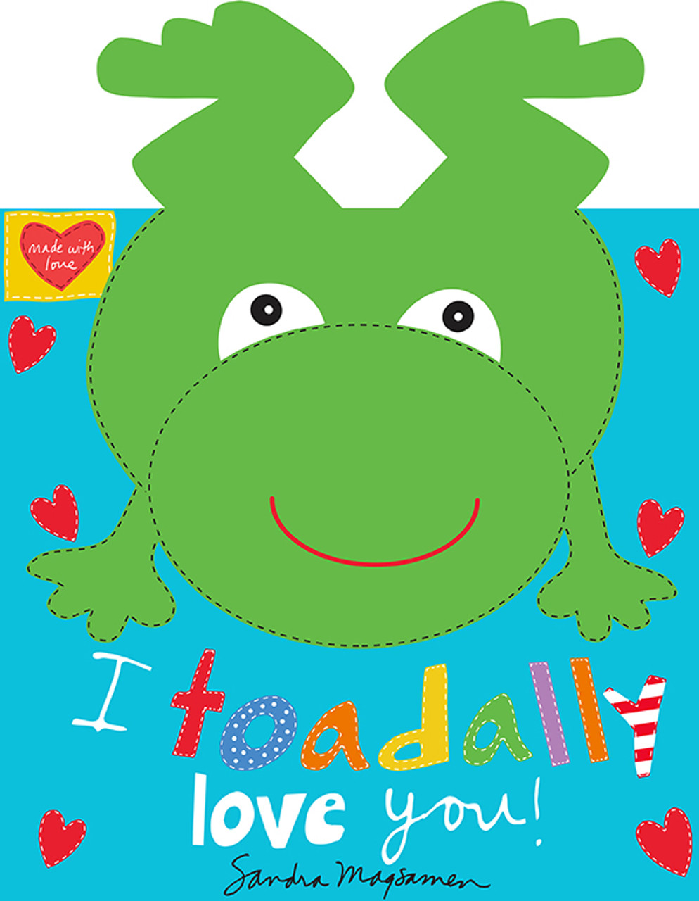 Studio E Huggable & Loveable Toadally Make Your Own Book Fabric By Panel