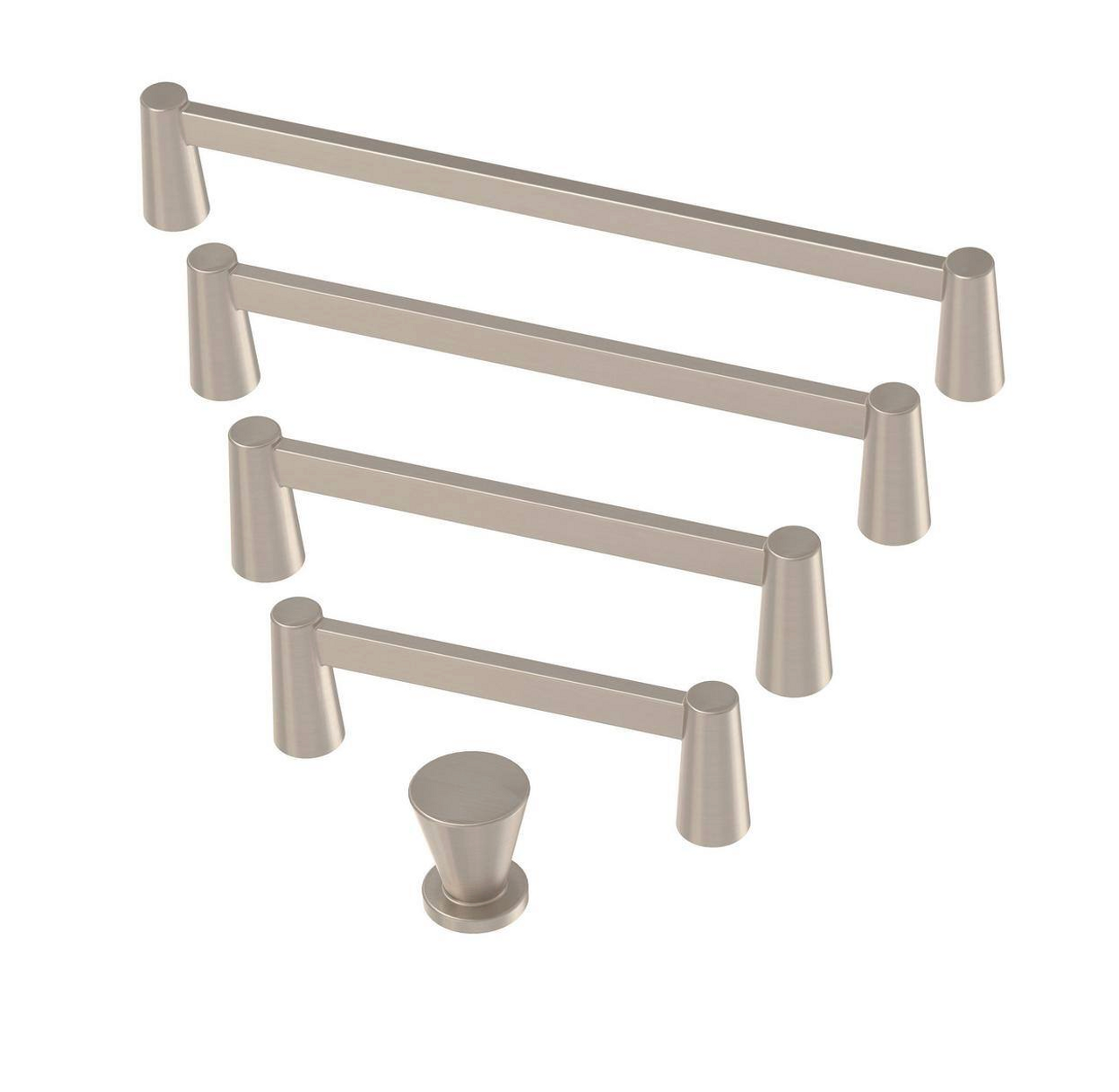 Liberty P45028C-SN 3 3/4" Classic Cone Cabinet Pull Satin Nickel Finish