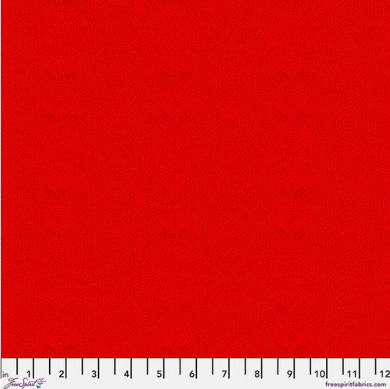 Free Spirit Cori Dantini Scalloped Hills Tomato Cotton Fabric By The Yard