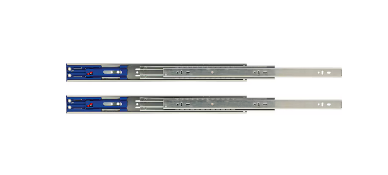 RELIABILT 22-in Full Extension Soft Close Side Mount Ball Bearing Drawer Slide 1-Pair
