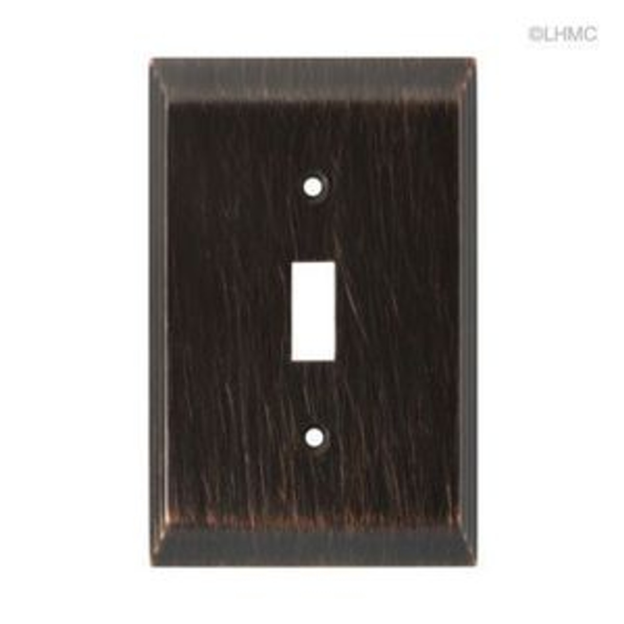 126408 Stately Venetian Bronze Single Switch Cover Plate