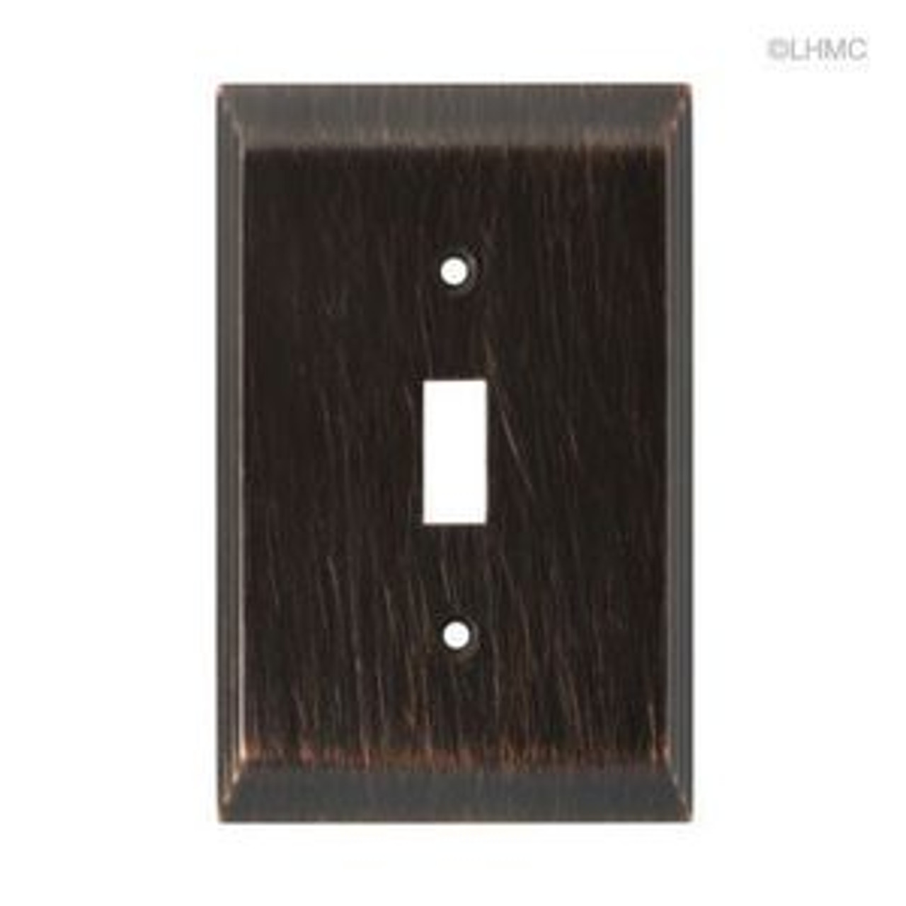 126408 Stately Venetian Bronze Single Switch Cover Plate