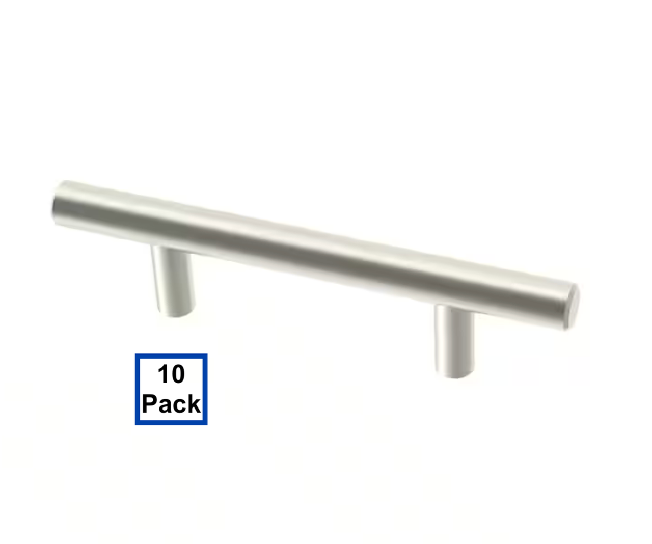 Franklin Brass Simple Wrapped Bar Pull – 7-9/16” Center-to-Center, Stainless Steel Finish, 30-Pack With Screws