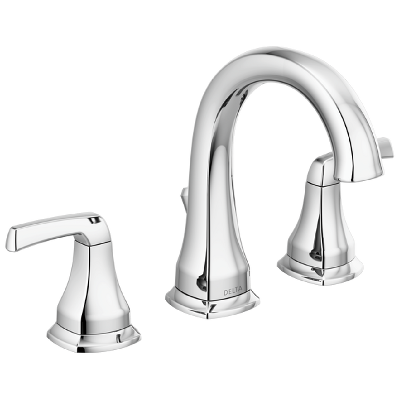 Delta Portwood Widespread Bath Faucet Polished Chrome Finish