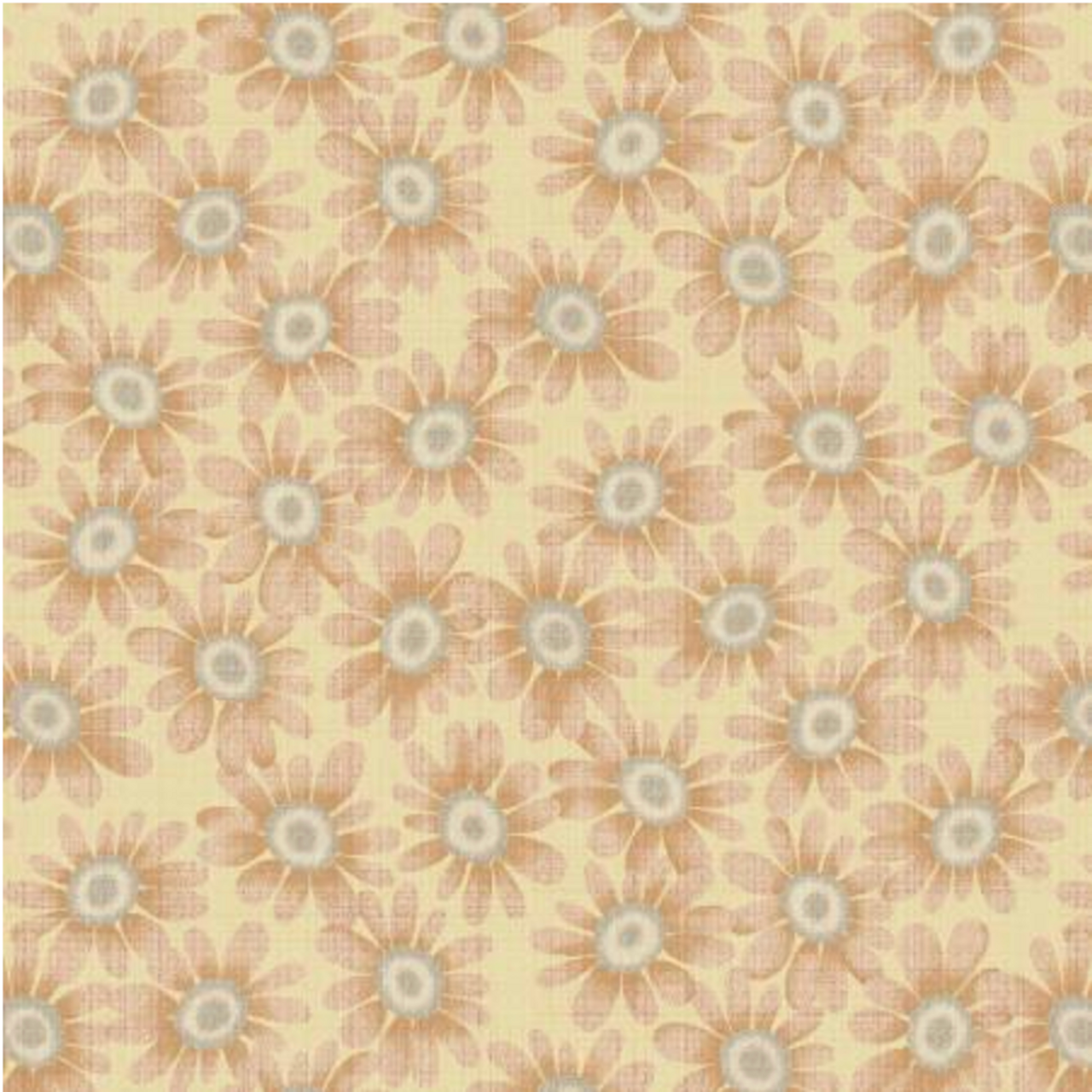 Henry Glass Blessings of Home Sunflowers Pumpkin Cotton Fabric By The Yard
