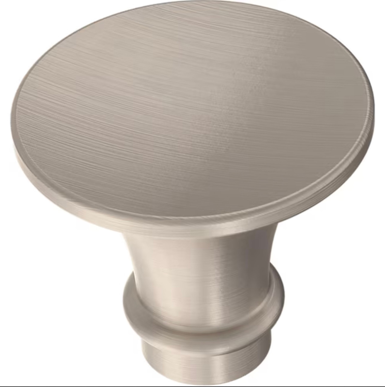Liberty P43476W-SN 1 1/8" Flared Edge Cabinet Drawer Knob Satin Nickel