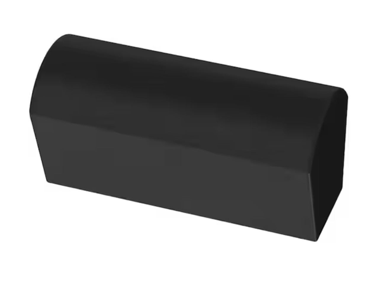 Franklin Brass P43969K-FB 1 1/2" Modern Arch Cabinet Knob Matte Black 5 Pack