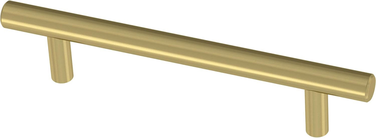 Franklin Brass 3 3/4" Satin Gold Simple Round Bar Cabinet & Drawer Pull 30 Pack
