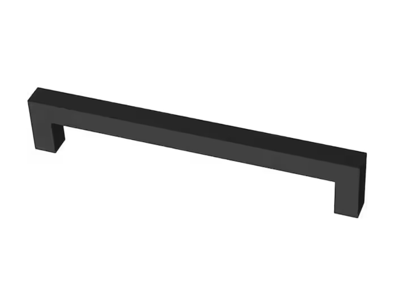 Liberty P41863C-FB Modern Square Bar Pull 6 5/16" Matte Black Drawer Pull