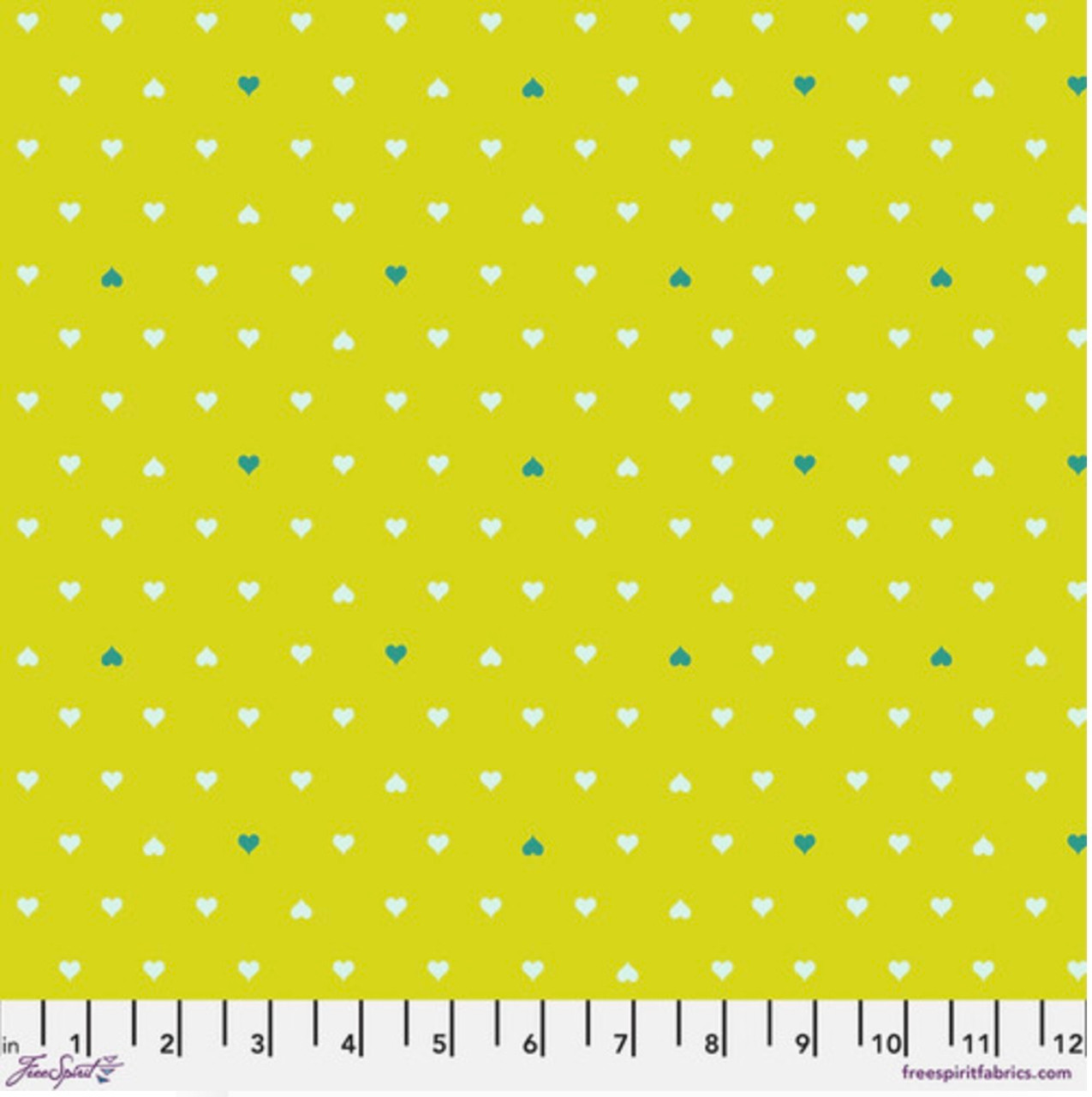 Free Spirit Tula Pink Besties Unconditional Love Clover Cotton Fabric By Yard