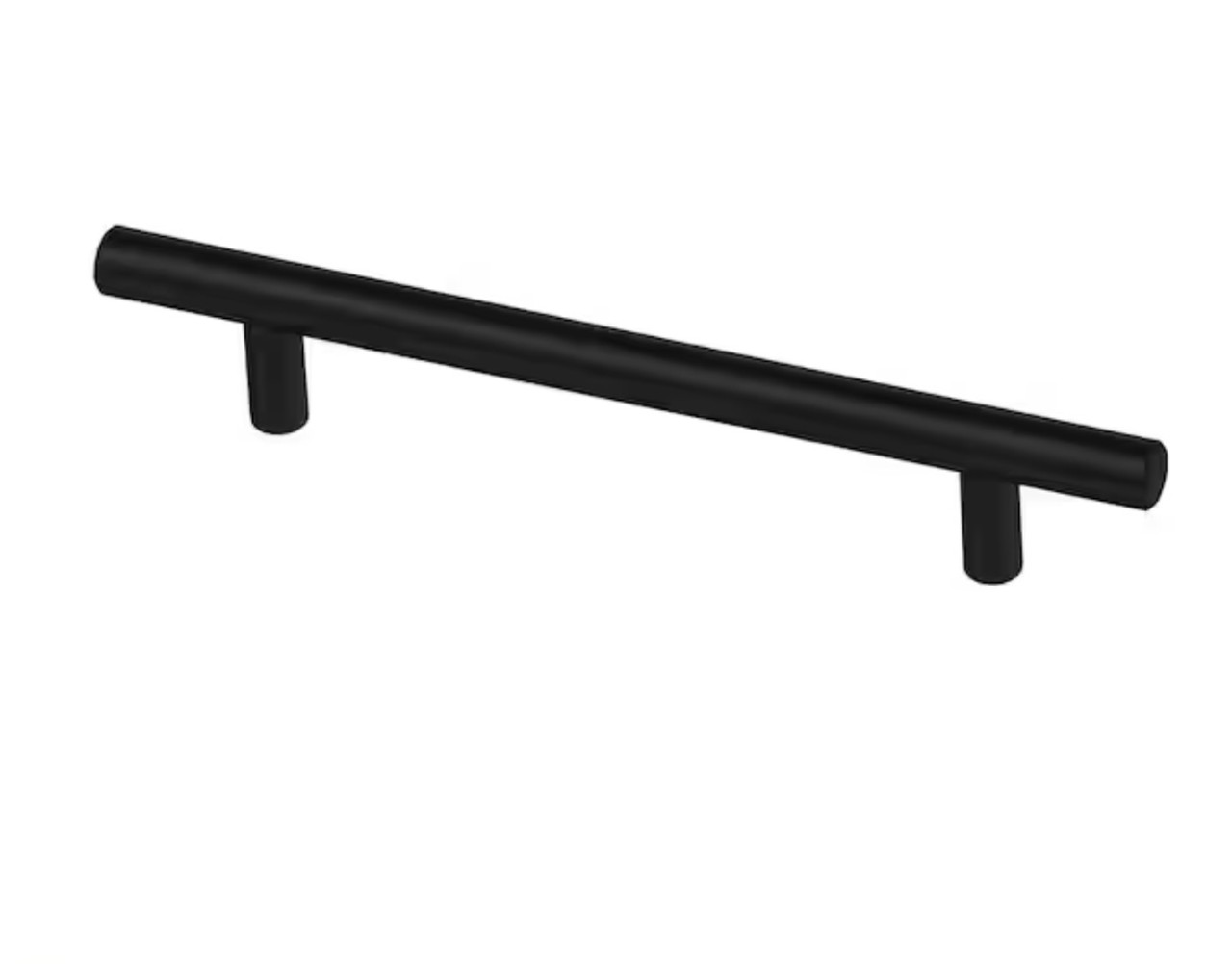 Franklin Brass 5 1/16" Matte Black Simple Round Bar Cabinet & Drawer Pull 30 Pack