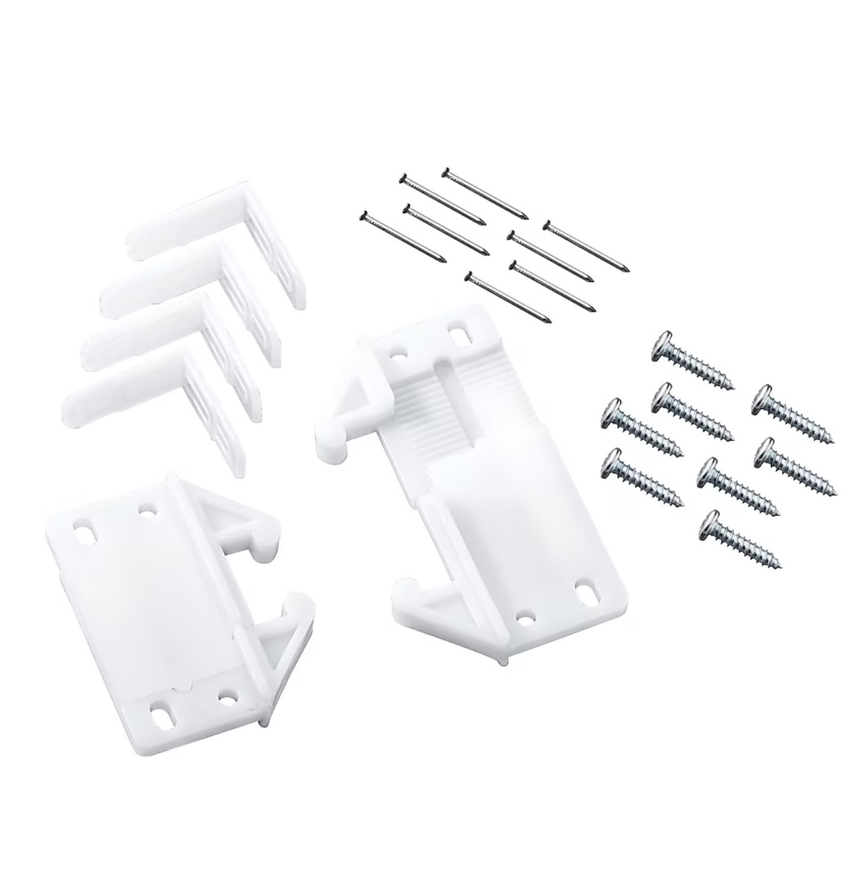 Reliabuilt D19741W-W White Adjustable Drawer Guide Kit