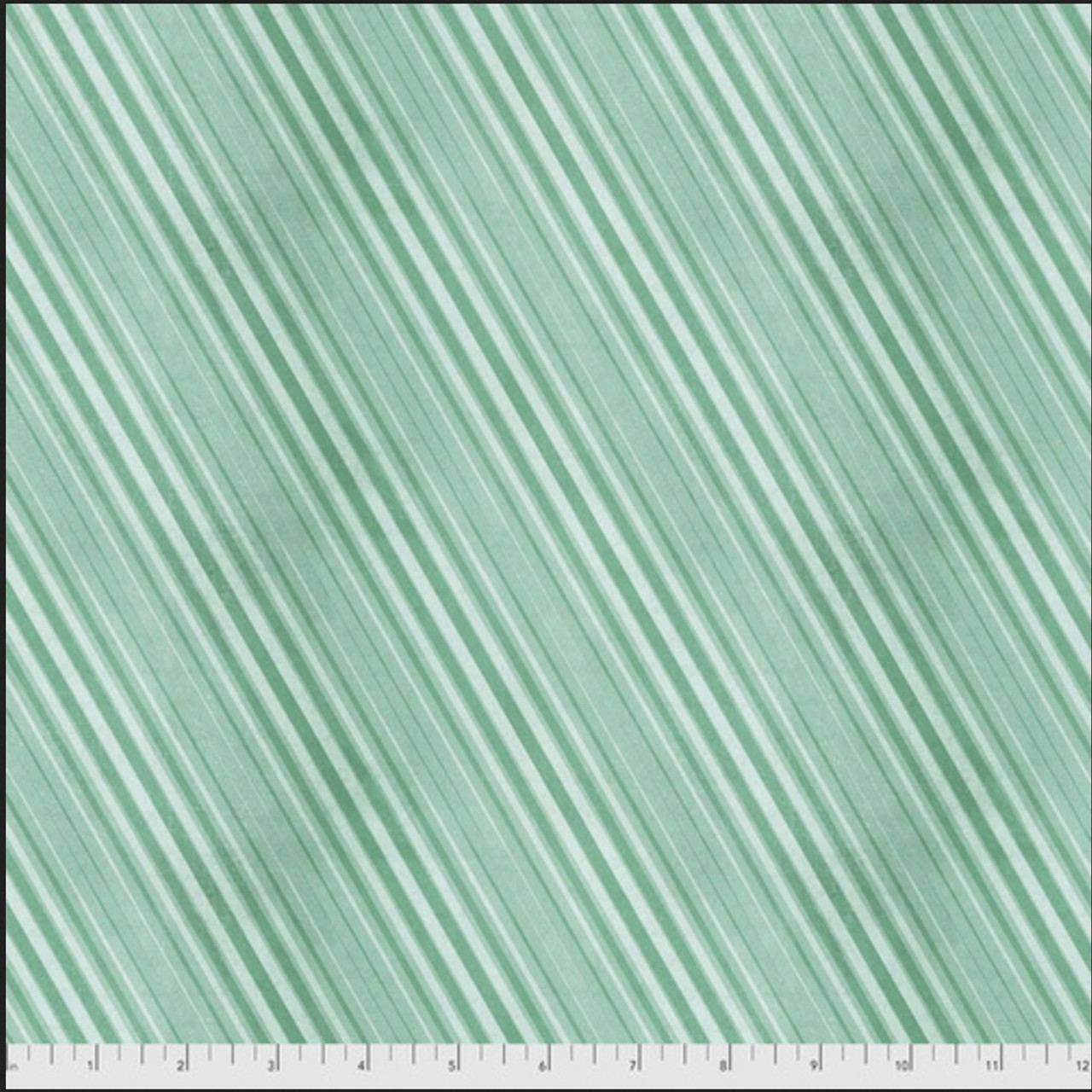 Free Spirit Tim Holtz Christmastime Peppermint Stripe Wintermint Cotton Fabric By The Yard