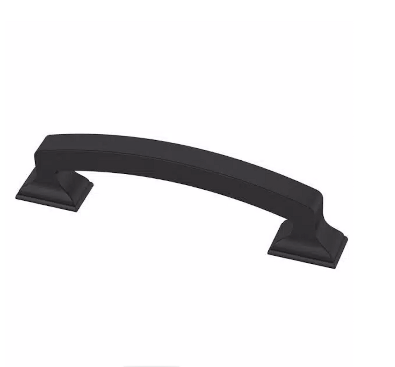 Liberty P34927-FB 3 3/4" Classic Edge Flat Black Cabinet & Drawer Pull 4 Pack