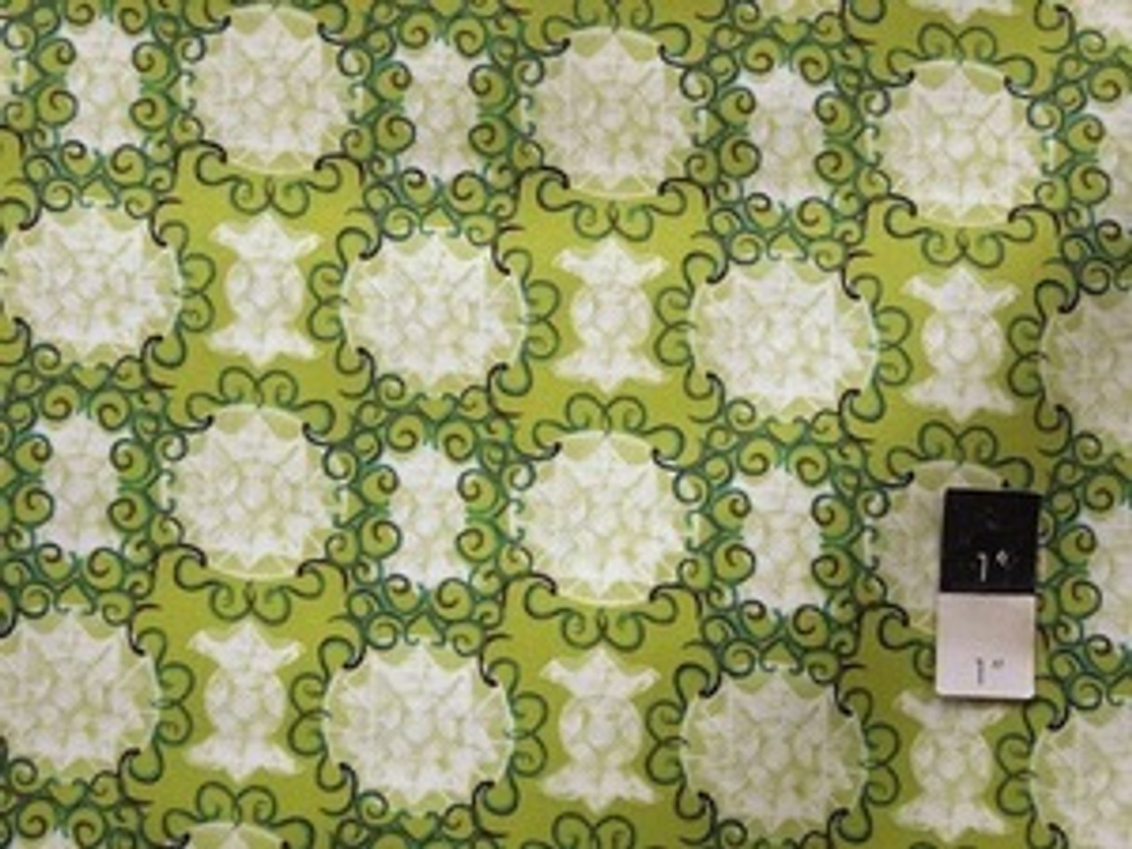 Free Spirit Design Loft  PWFS023 Chiffon Gilted Lime Fabric By Yard