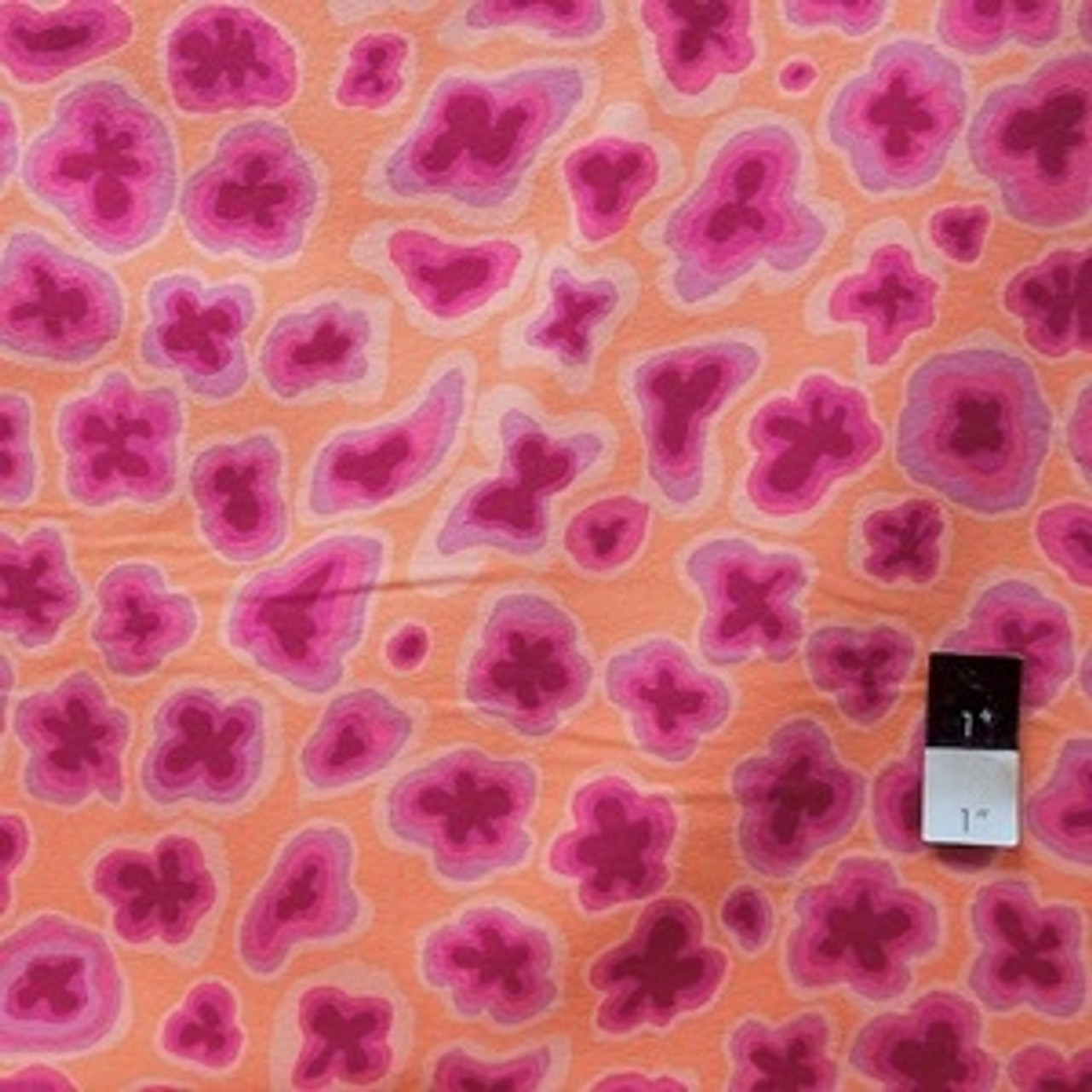 Brandon Mably FBM01 Spring 2001 Petra Peach Flannel Fabric 1 3/4 Yd