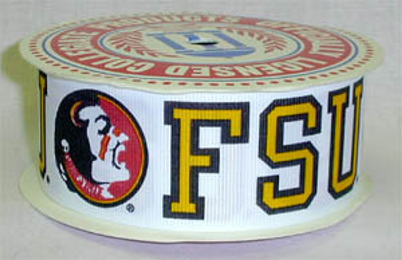 Florida State U. Grosgrain Ribbon 1 1/2" Wide By The Yard