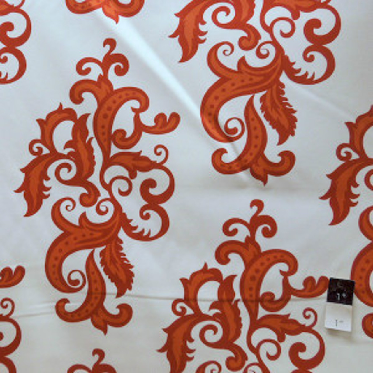 Vicki Payne HDVP09 For Your Home Swirls Orange Home Dec Fabric By Yd
