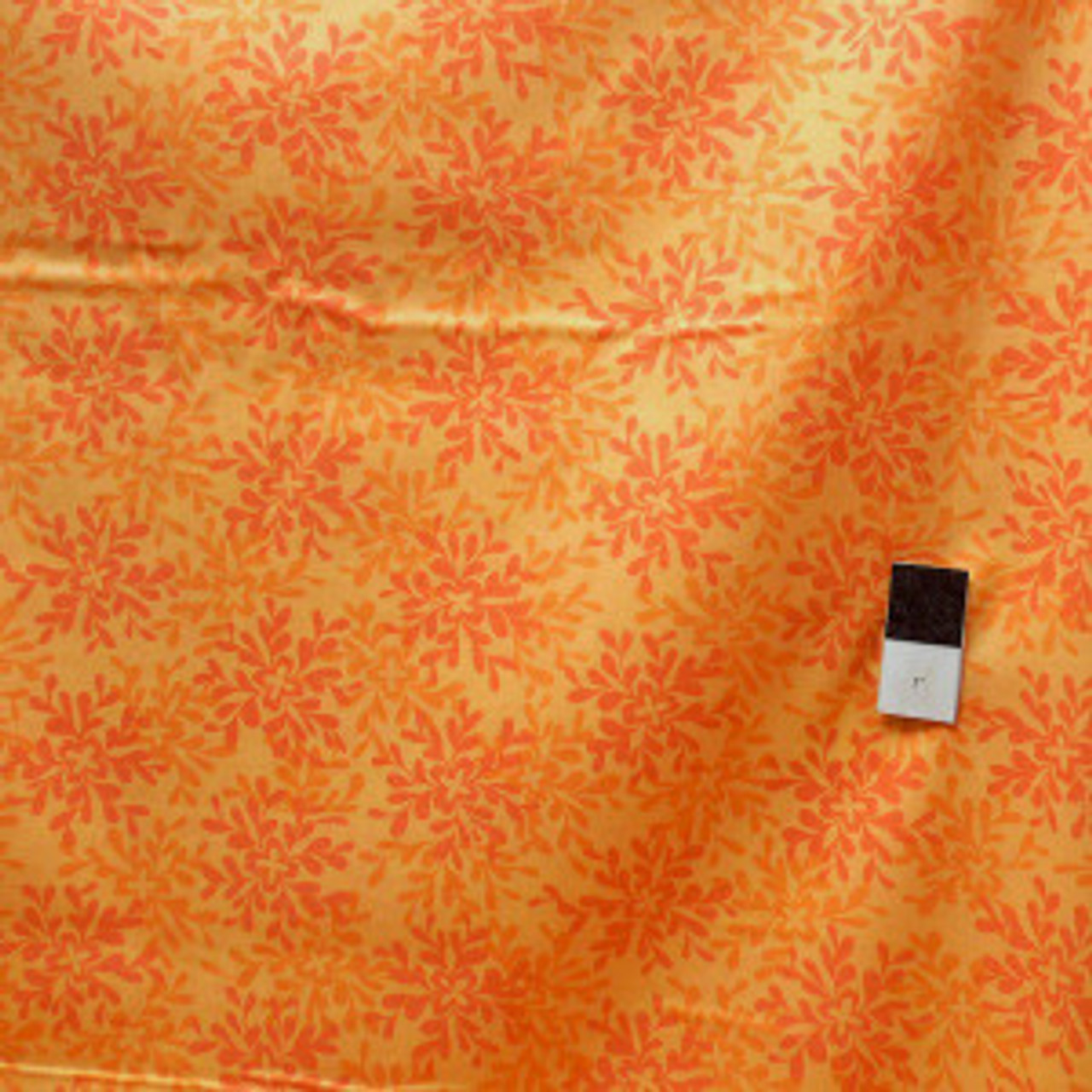 Valori Wells VVW01 Nest Leaves Tangerine Voile Fabric By The Yard
