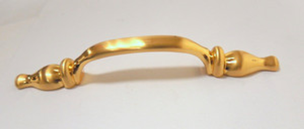 PN0537W-SG  Satin Gold 3" Legacy Cabinet Drawer Pull