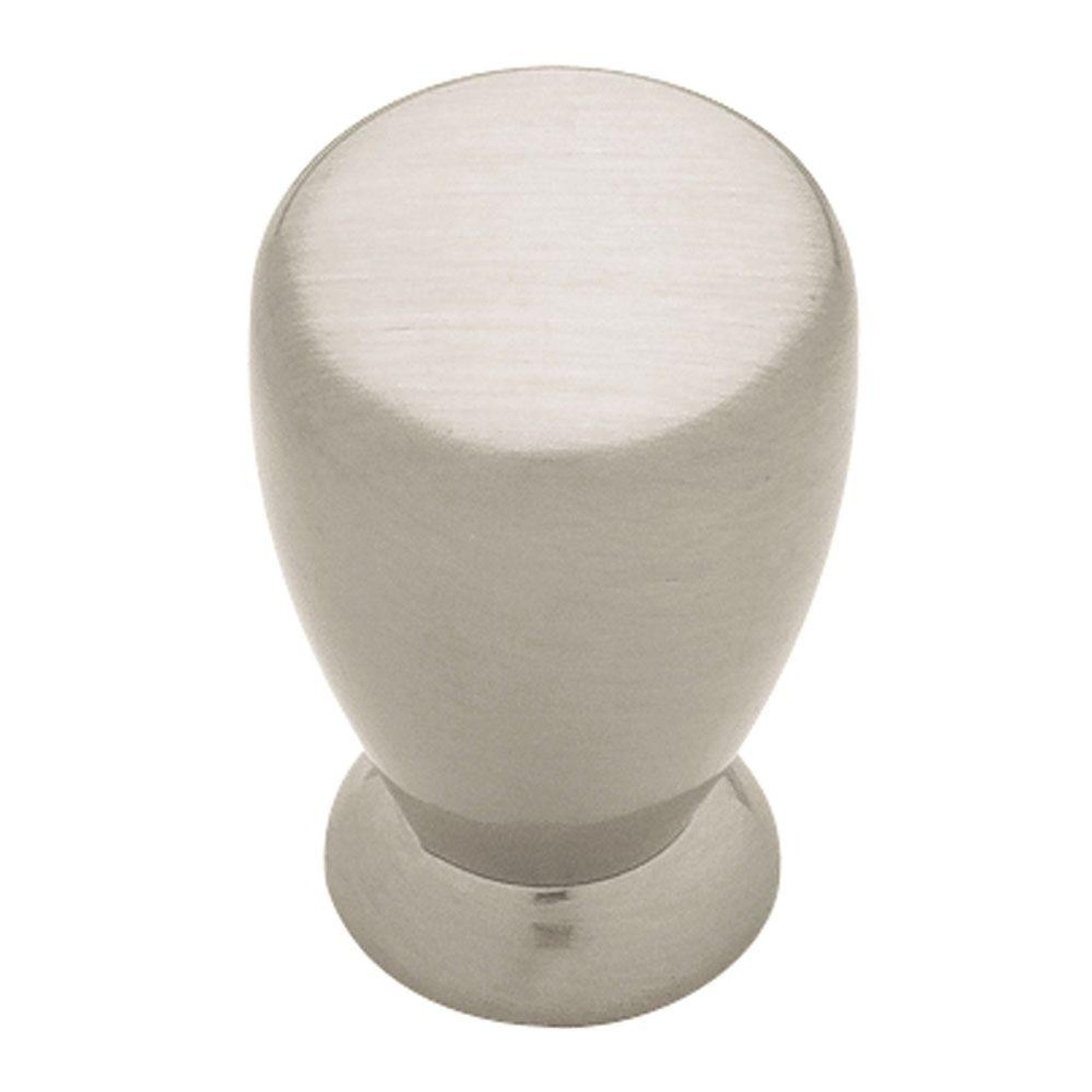 085-03-0119  3/4" Milk Bottle Satin Nickel Cabinet Drawer Pull Knob 4 Pack