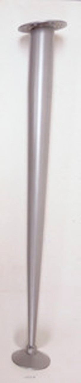 TL5640-501-R1 640mm Tall Brushed Aluminum Adjustable Furniture Leg Set of 2