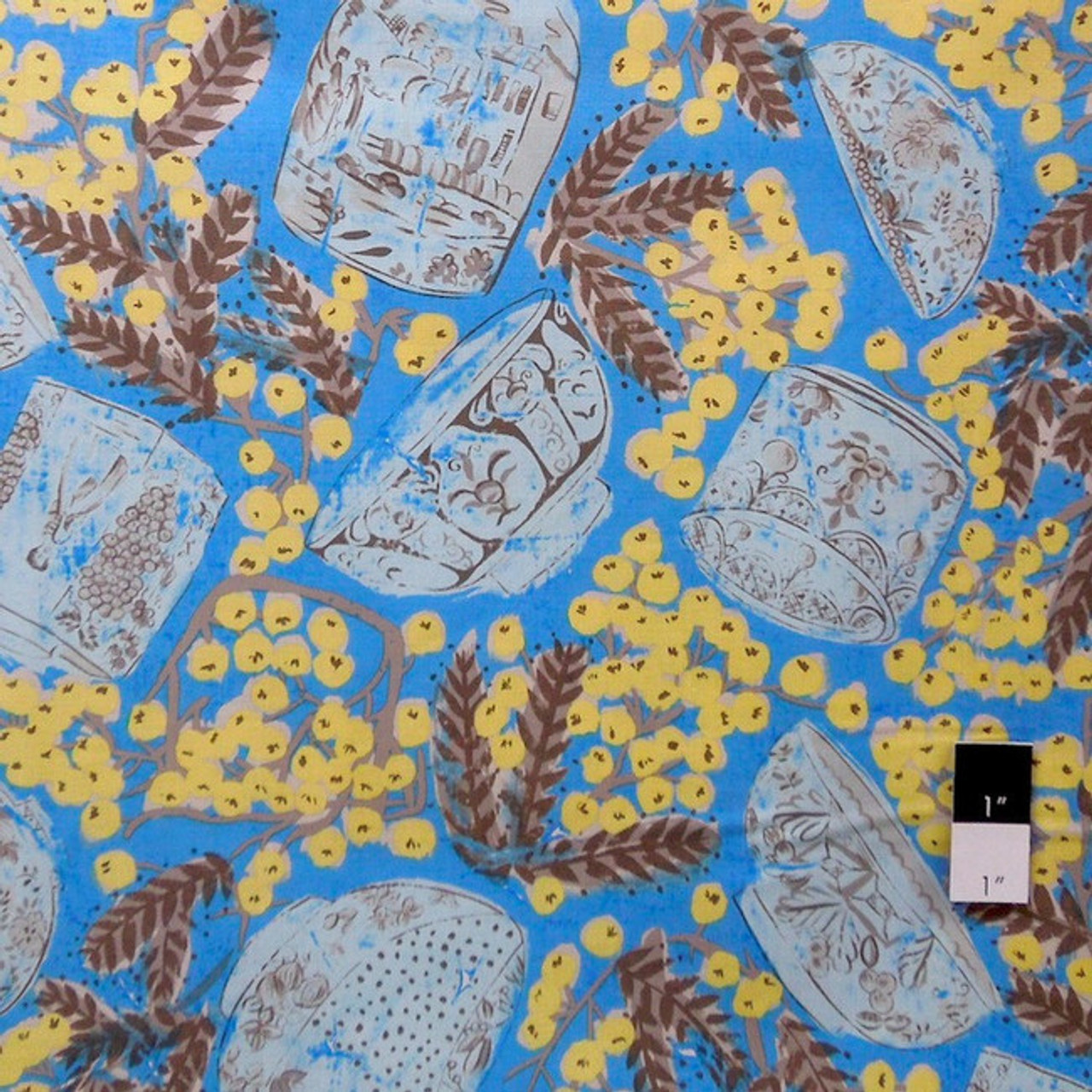 Melissa White PWMW006 Misaki Delft & Mimosa Jaipur Fabric By Yard