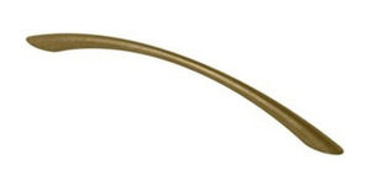 P84615-BAB Burnished Antique Brass 8 13/16" Bow Cabinet Drawer Pull