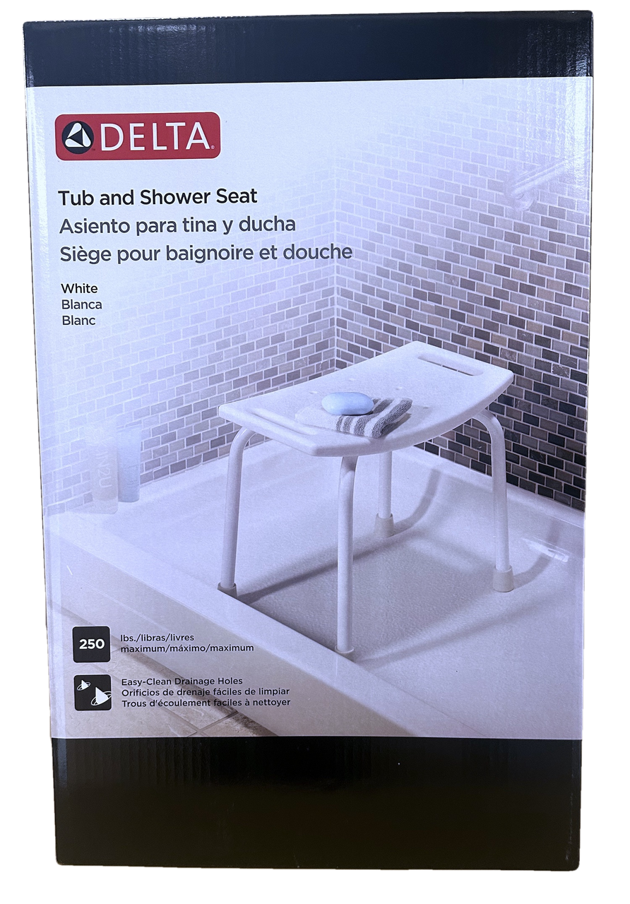 DF595  Tub and Shower Seat White