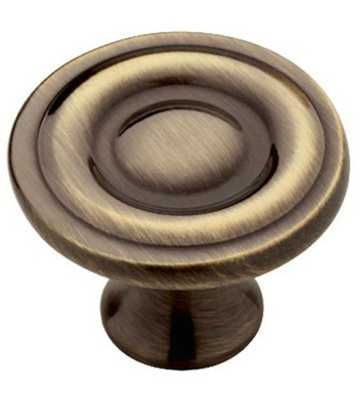 P50141-AB Round Ring Antique Brass Cabinet Drawer Pull Knob 10 Pack