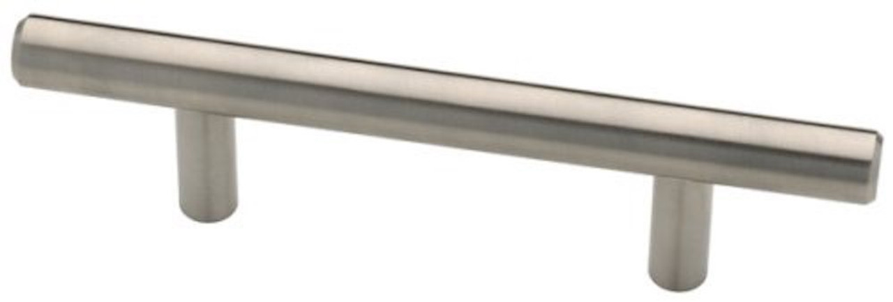 P13456L-SS  3" Stainless Steel Bar Knob Drawer Pull  4 Pack