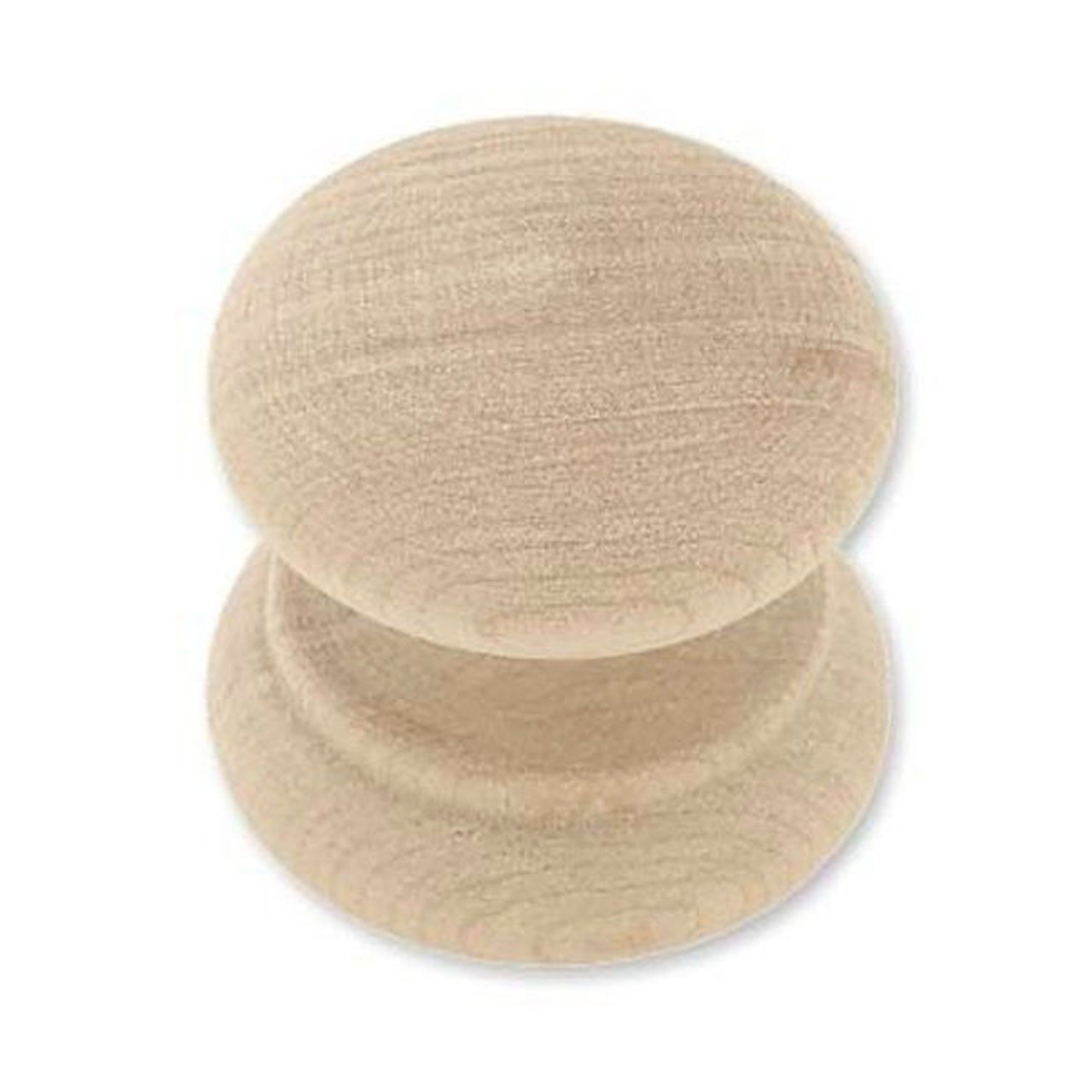 P10519C-BIR  Birch Wood 1 1/4" Round Cabinet Drawer Knob