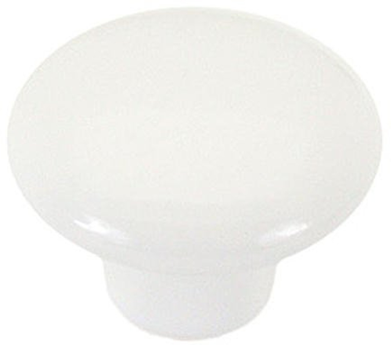 Liberty P95715C-W-C  1 1/2" White Ceramic Round Cabinet Drawer Knob