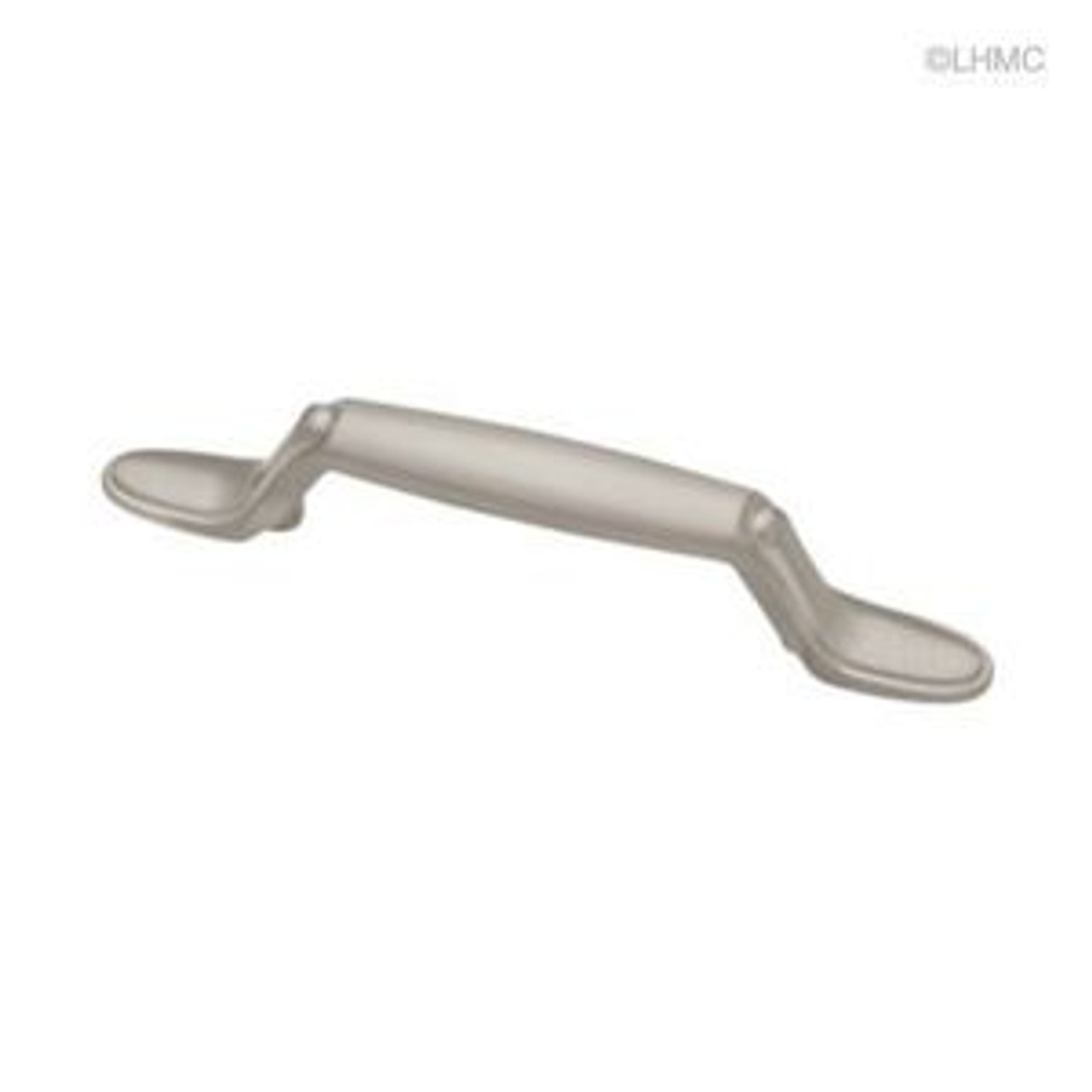 P50122V-SN Satin Nickel 3" Spoon Foot Drawer Cabinet Pull 4 Pack