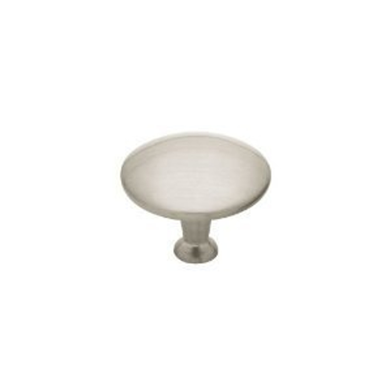 P67658C-SN 1 1/4" Domed Triangle Base Satin Nickel Cabinet Drawer Knob 10 Pack