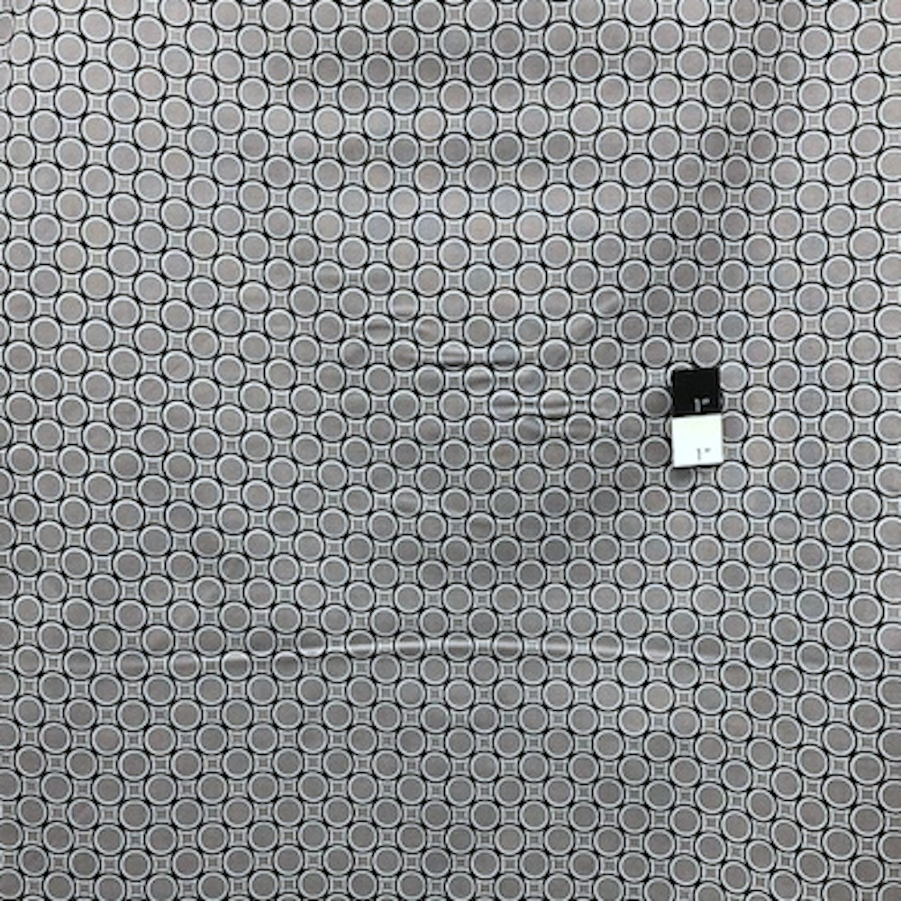 Quilters Palette Black & White Geo Circles Black / Gray Quilting Fabric