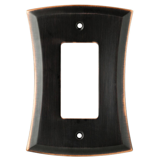 Ivorten Bronze & Copper Single GFCI Outlet Cover Wall Plate