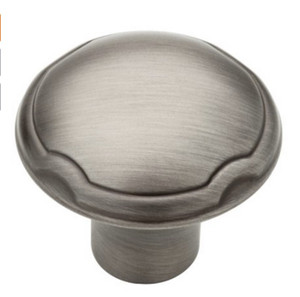 P23120-904 1 1/4" Heirloom Silver Theo Cabinet Drawer Knob P23120-904 1 1/4" Heirloom Silver Theo Cabinet Drawer Knob